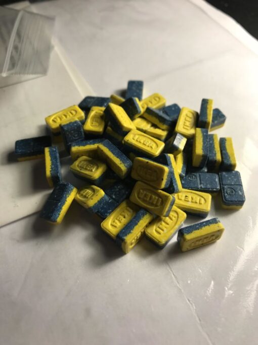 Blue and Yellow IKEA 220mg mdma